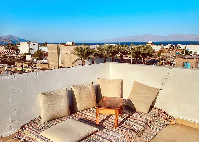 Bright Panoramic Rooftop At World *